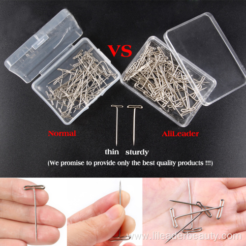 T Shape Wig T-Pins Needles for Wig Weaving